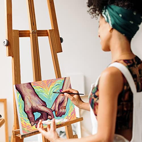 Nuberlic 8x10 Canvas Painting Kit Pre Drawn Canvas for Painting Sip and Paint for Adults Birthday Valentine's Day Gift Love Theme DIY Adult Party Favor - Image 3