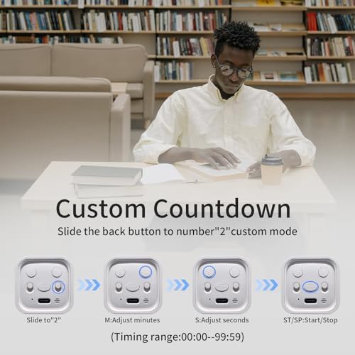 LUCKY TIME Rotating Productivity Timer 5/10/30/60min, Flip Timer, ADHD Tool - Image 5