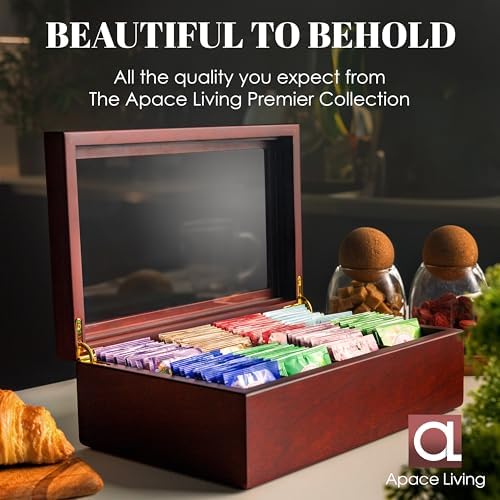 Tea Box - Luxury Wooden Tea Bag Organizer from The Apace Premier Collection - Image 5