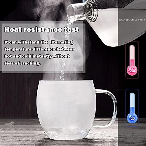 Glass Tea Cup with Infuser and Lid, 17 oz Clear Loose Leaf Tea Infuser Mug - Image 5