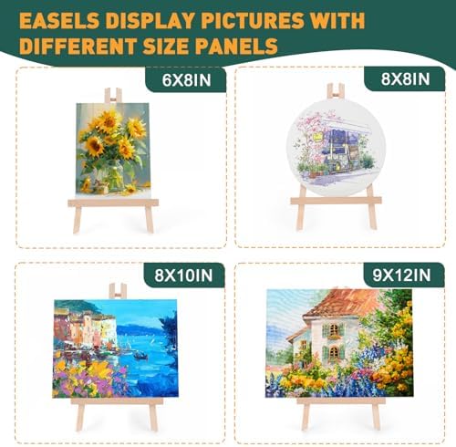 ESRICH Acrylic Paint Canvas Set, 52 PCS Painting Supplies Kit - Image 3