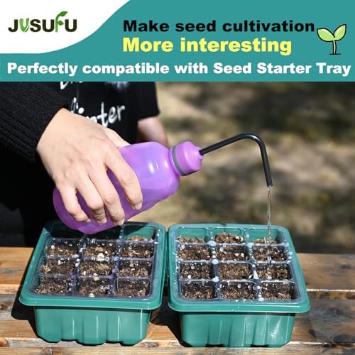 2 Pack Watering Can for Seedlings,0.45L (Purple) - Image 3
