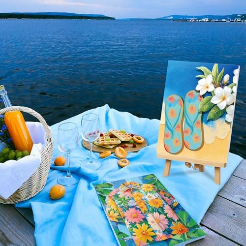 Sherr 24 Pcs Pre Drawn Canvas for Adult, Hawaii, 8 x 10 Inch - Image 2
