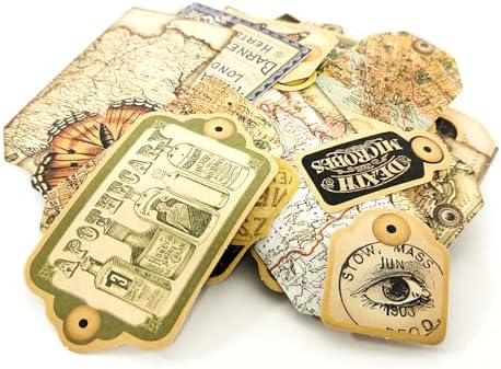 PRSTINCOL 116Pcs Vintage Stickers - Junk Journal Supplies - Waterproof Cute Aesthetic Stickers for Adults, Water Bottles, Planners - Durable Sticker Pack - Image 6