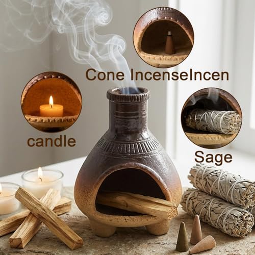 CEREMONY Palo Santo Holder -Mini Ceramic Incense Holder for Palo Santo Sticks - Image 5