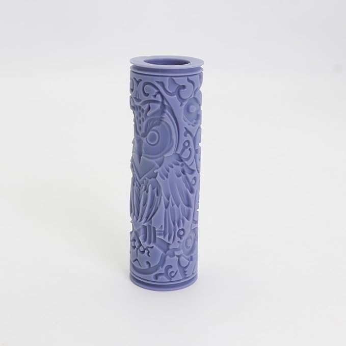 Clay Roller Bird Pattern Texture Pottery Tool Embossing Tool for and Texture Ceramic Printing