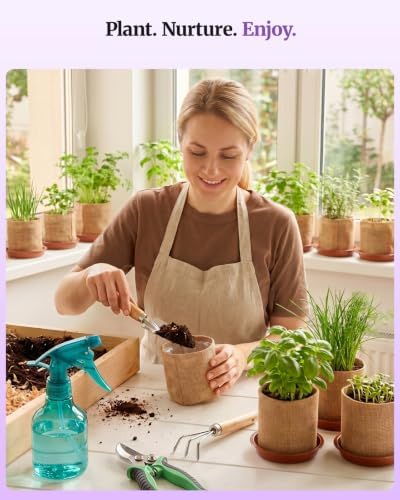 10-Herb Indoor Garden Kit, Complete Kitchen Herb Starter Set - Image 3