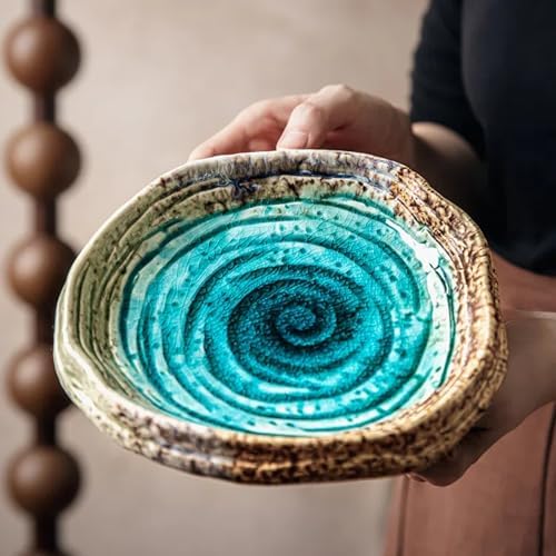 7in Ceramic Plate Home Ice Crack - Image 2
