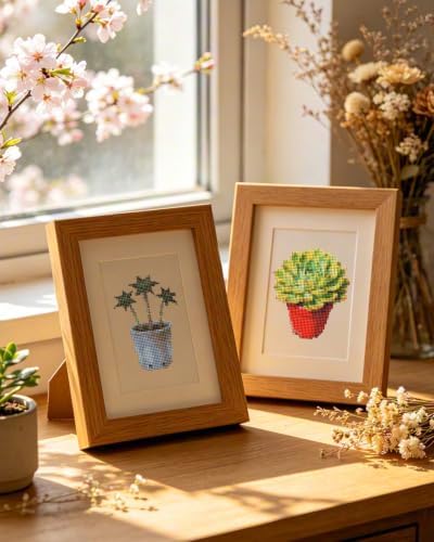 PeakLuv Small Diamond Art Kits, Succulents Mini Diamond Painting for Adults - Image 5