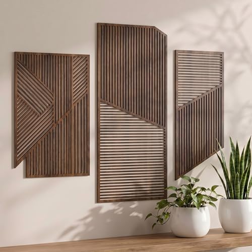 Yerliker 3 Pcs Modern Wall Decor, Medieval, 15.75 x 15.75 x 1.97 Inch by Yerliker