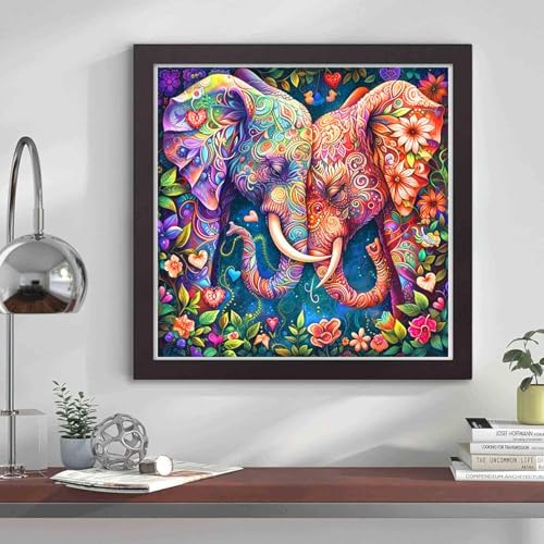 Diamond Art Kits for Adults, Elephant Diamond Art Painting Kits for Adults - Image 4