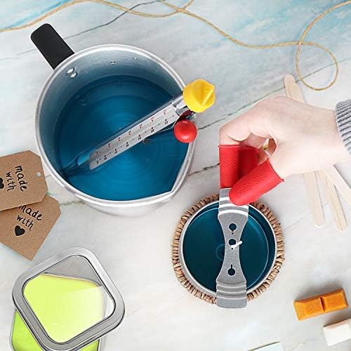 Hearth & Harbor Natural Soy Wax and DIY Candle Making Supplies 2 Lb. Aluminum Candle Making Pouring Pot, Wax Melting Pot Candle Making with Dripless Heat-Resisting Handle & Pouring Spout - Image 5
