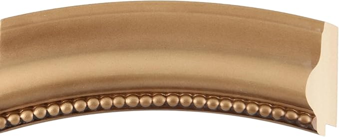 OVALCREST Oval Beveled Wall Mirror for Home Decor - Heritage Style - Desert Gold - 23x29 Outside Dimensions