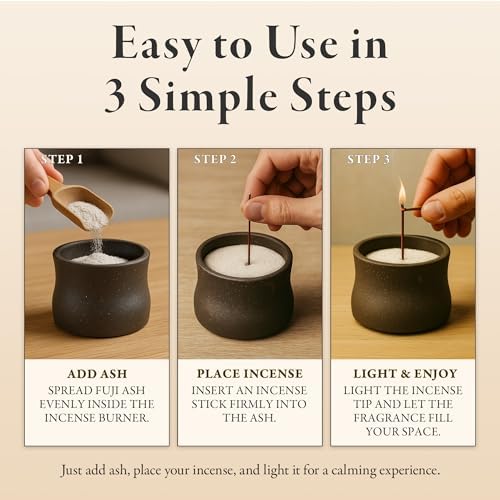 Hasegawa Japanese Incense Burner – Mino Ware Ceramic Koro, Tetsusa Finish, Buddhist Altar Supplies, Made in Japan - Image 3