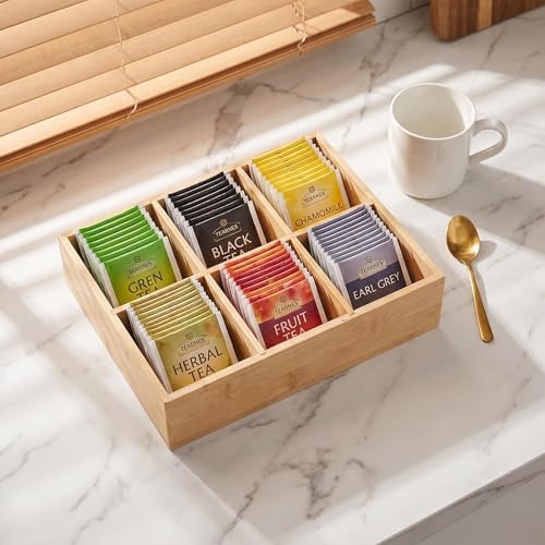 2 Pack Bamboo Small Desk Drawer Organizer - Image 6