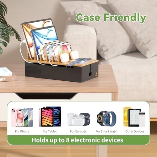 Pezin & Hulin Docking Station for Multi Devices -Natural + Black - Image 4
