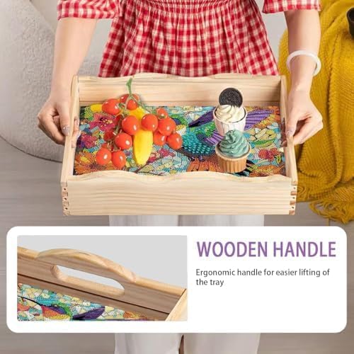 EWJRNSF Hummingbird Diamond Art Tray for Adults Gift Home Decor 9.8×13.8 in - Image 6