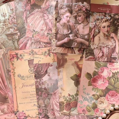 140-Count Vintage Crafting Kit - Aesthetic Supplies for DIY Projects and Journals - Image 4