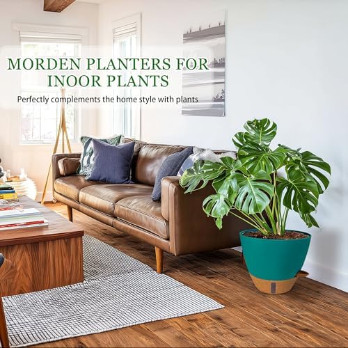 8/10/12 Inch Self Watering Pots for Indoor/Outdoor Plants - Image 4