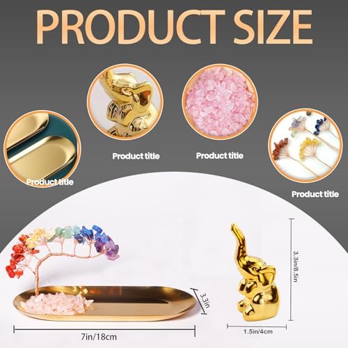 Carselage Elephant Ring Holder for Jewelry, Elephant Gifts for Women - Image 3