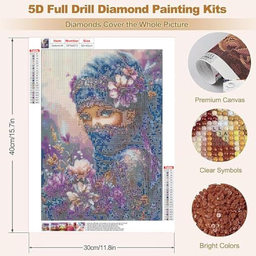 exotic charm Diamond Art Kits for Adult Diamond Painting Kit for Beginner - Image 5