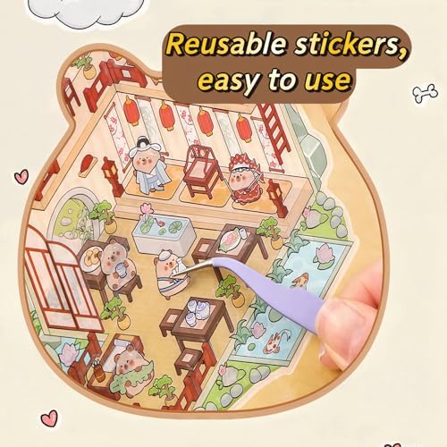 3D Sticker Scene Book – 20 Sets DIY Scene Collection - Image 7