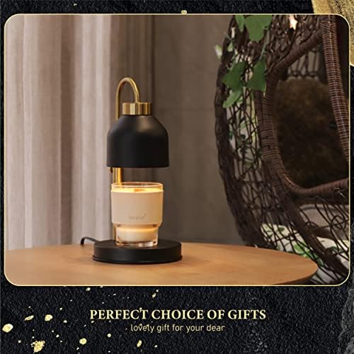 AIKUT Candle Warmer Lamp, 2 Bulbs, Timer & Dimmer, Height Adjustable, Compatible with Large Yankee Candle Jars, 3 Wick Candles, 110-120v, Black - Image 4