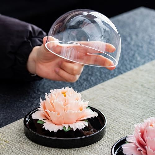 Passive Diffuser Ceramic Flower Aromatherapy – Exquisite Handcrafted Ceramic Decorative Essential Oil Diffuser for Office Desk, Home, and Yoga, with Robust Gift Box Packaging (White Peony) - Image 5