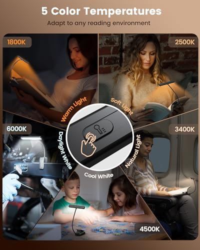 Glocusent 26 LED Reading Lights for Books in Bed, Ideal Gifts for Reader - Image 6