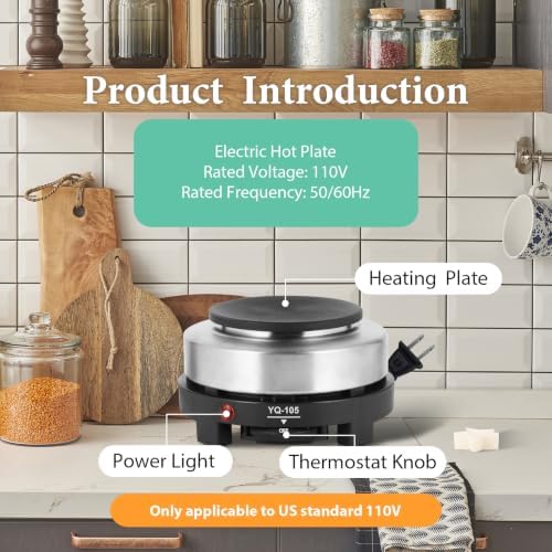 SAEUYVB Candle Making Kit/Supplies with Electric Hot Plate(Black) - Image 5