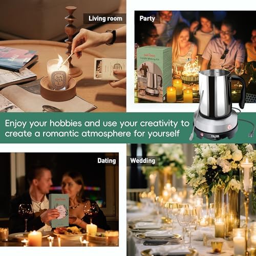 Zapstarz Candle Making Kit with Hot Plate, for Adults, Beginners - Image 5