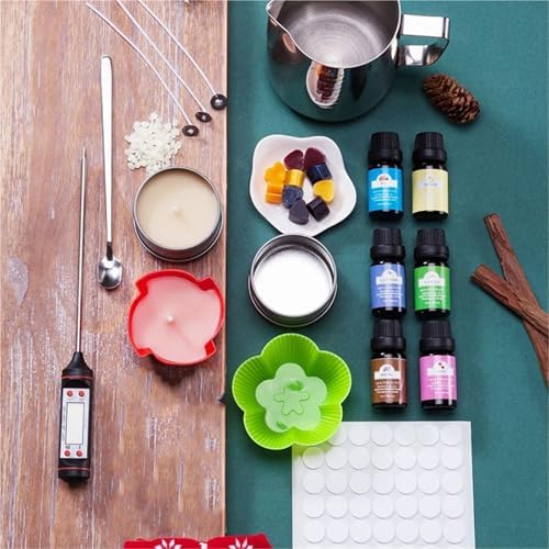 Alianm Candle Making Kit DIY Candle Kit Soy Bean Wax Making Supplies Handmade Aromatherapy Beeswax Crafts Gifts Mold Tool Sets - Image 3