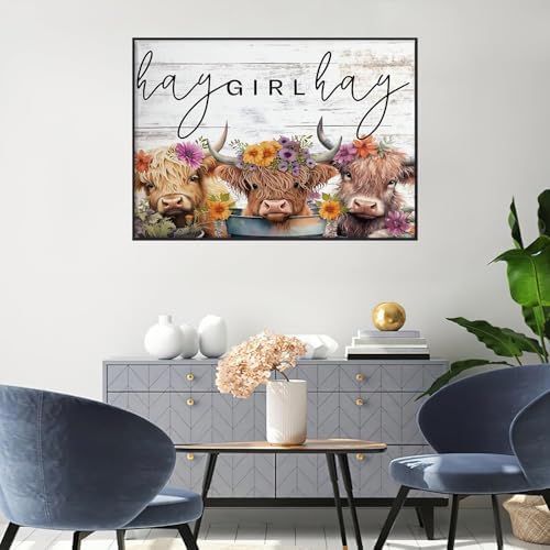 YOLENIX Highland Cattle Diamond Art Kits for Adult Diamond Painting Kit - Image 4