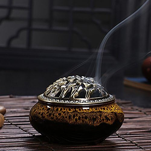 Ceramic Home Decoration Incense Sticks or Cones Burner Porcelain Incense Holder by Tongcamo
