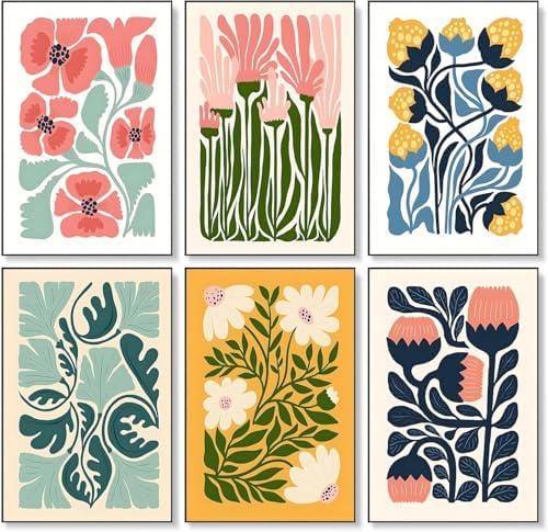 6pack Flowers Diamond Art Kits for Adult Diamond Painting Kit for Beginner by YOLENIX