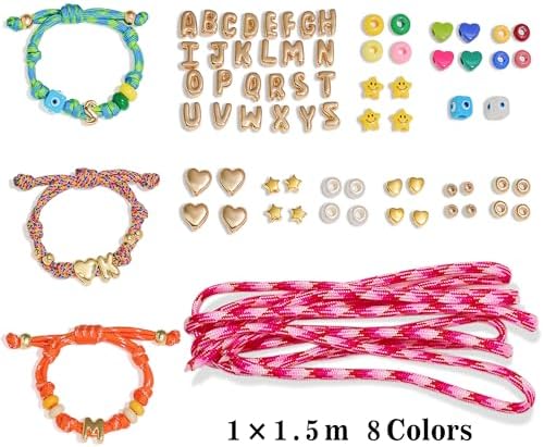 RepaTime DIY Bracelet Making Kit for Women with Alphabet Beads - Image 2