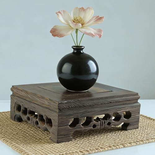 Square Furniture Wooden Display Stand Base , 4" x 4" - Image 4
