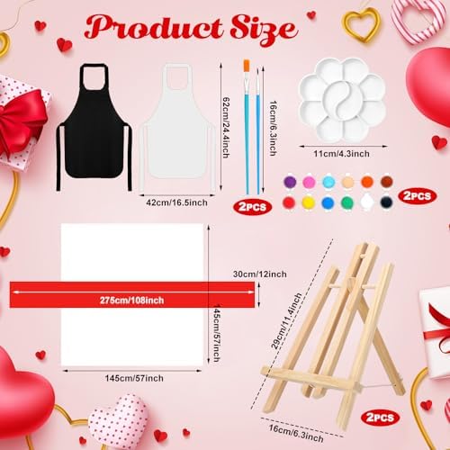 Zhanmai 2 Pack Sip and Paint Kit for Couples Date Night - Image 3