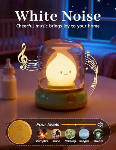 WANIDEA Cute Night Light, Kids Night Light with Batteries, Bedroom Decor - Image 2
