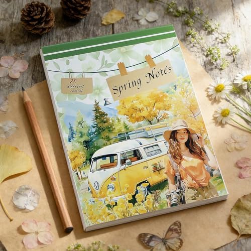 Snycler Sticker Book for Journal 20 Sheets Vintage PET Washi Stickers-3 - Image 2