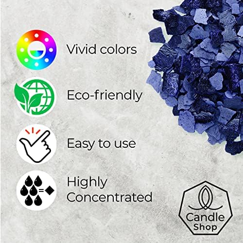 Blue Candle Dye 2 oz for Soy Candle Making – Wax Color Chips - Image 3