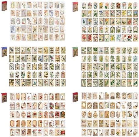 12 Sets 600 Pcs Washi Stickers Aesthetic Sticker Book - Image 5