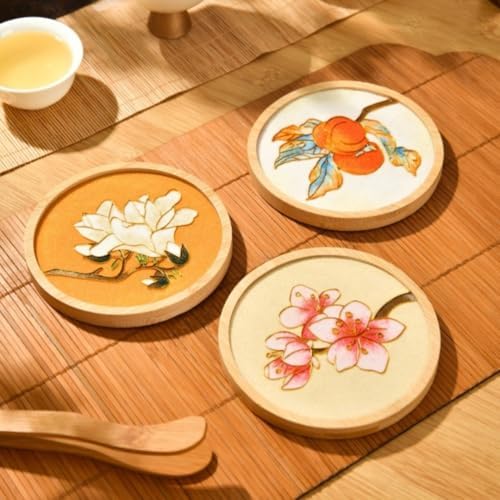 DIY Coaster Craft Kits, Cloisonne Filigree Enamel Art Painting Crafts Coasters Starter Kit, DIY Craft Coasters Supplies for Adults, Hobby for Adults Women Elderly, Handmade Home Decor Gifts - Image 6