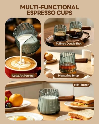 6 OZ Espresso Cups, Espresso Accessories, Espresso Shot Cups, Gray - Image 7