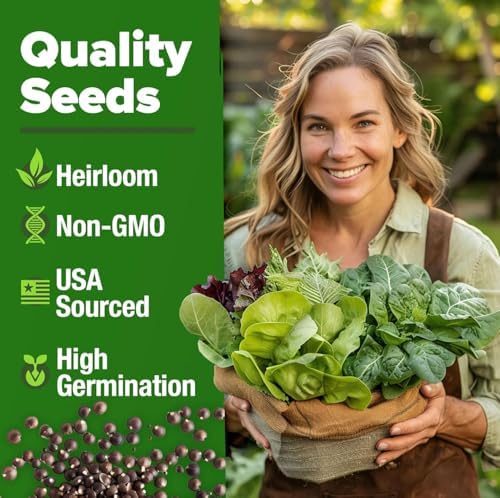 HOME GROWN 10 Variety Lettuce Seed Mix, 11,500+ Seeds, Indoor & Hydroponic - Image 3