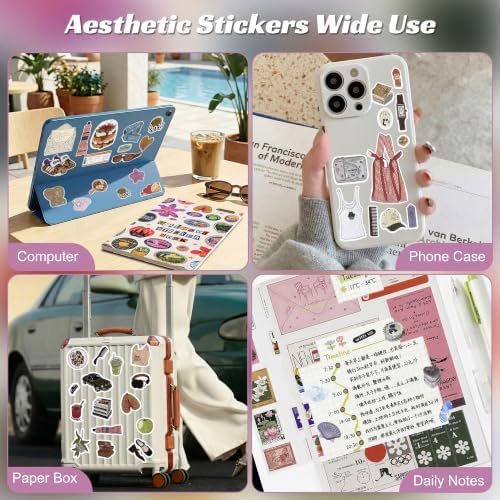 Girlhood Sticker Book, Y2K Aesthetic Cute Korean Stickers for Journaling - Image 6