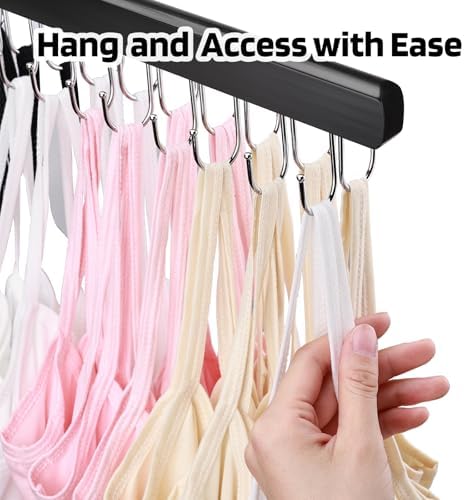 NECAMOCU 2 Pack Bra Hanger for Closet Organizer, Premium Tank Top Hangers - Image 5