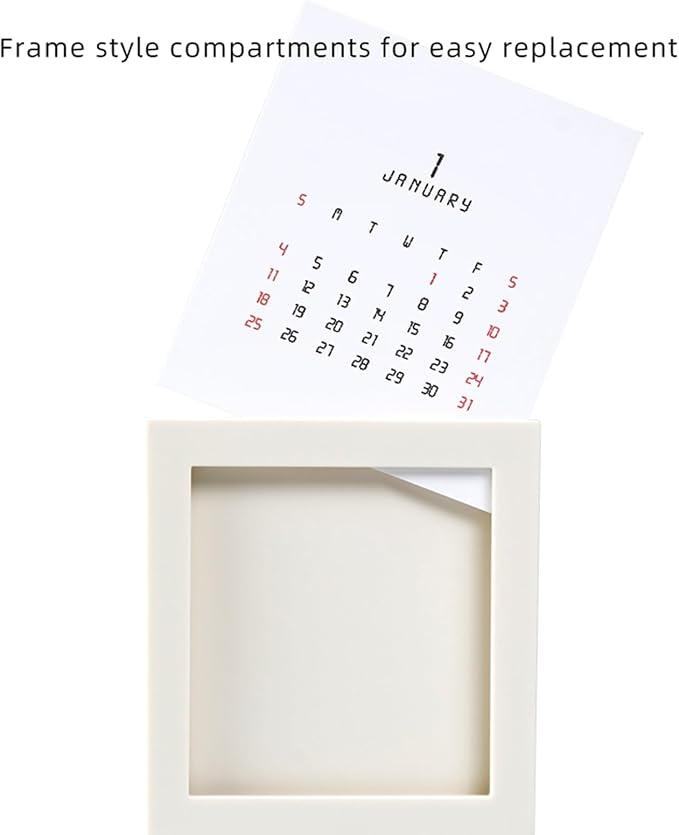 Pen Holder with 2026 Calendar,Desktop Organizer with Drawer,3-in-1 Desktop Organizer with Memo Pads,Multi-Functional Desk Organizers Office Desk Storage for School,Home,Office (WHITE)