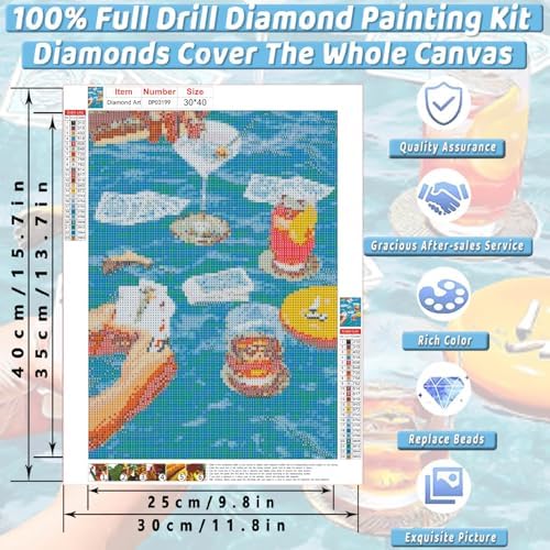 Square Diamond Art Kits for Adults Cute Diamond Painting Kit for Beginner - Image 4
