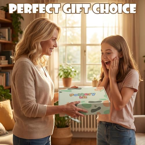 Air Dry Clay for Adults & Beginners, DIY Pottery Kit with Clay-Tools-Kit - Image 7